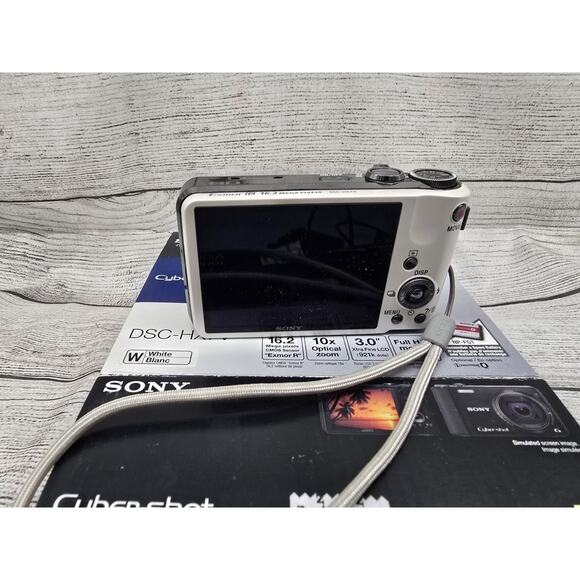 Sony Cyber-Shot DSC-HX7V 16.2MP Digital Point & Shoot Camera White MINT w/Box - Picture 7 of 13